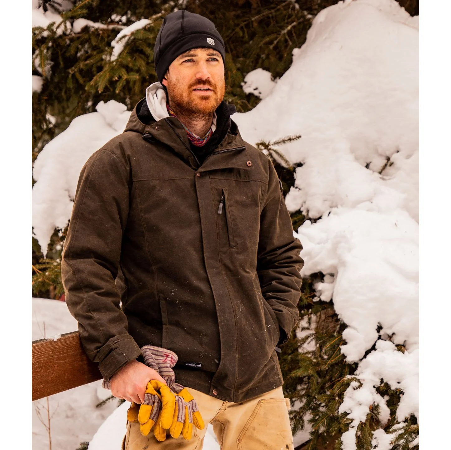 Waxed Cotton Trail Jacket Lined (Men's) - Image 5